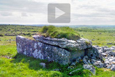 VR of Parknabinnia Wedge Tomb